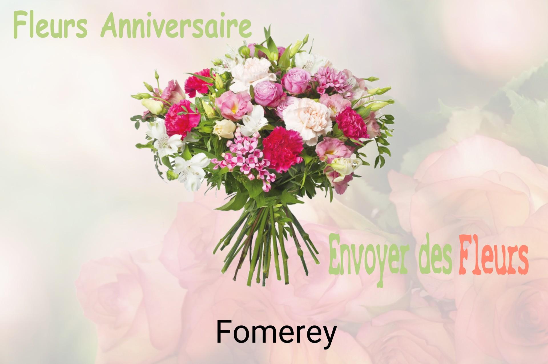 Bouquet de fleurs d’anniversaire livré à Fomerey