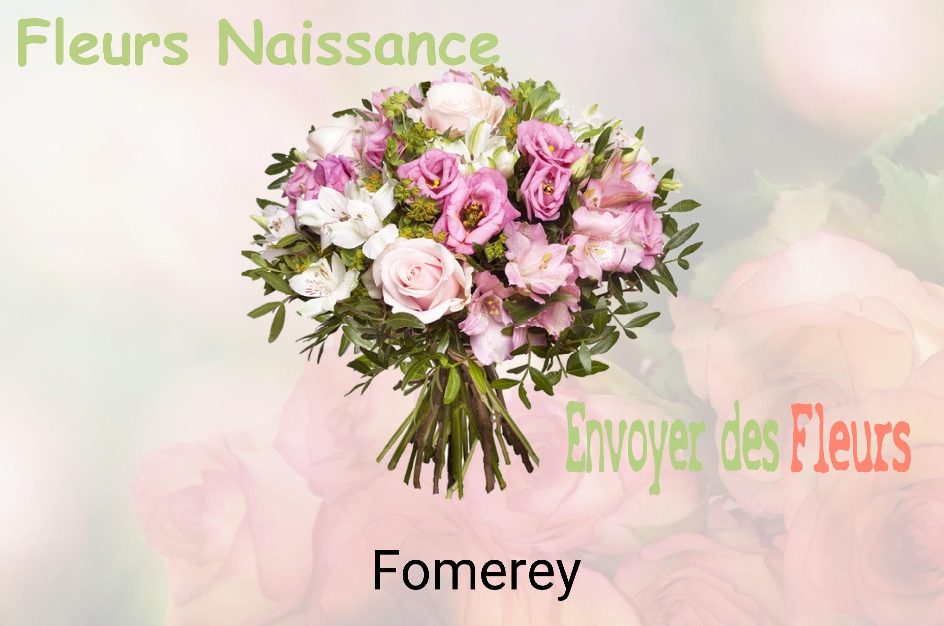 Bouquet de fleurs de naissance livré à Fomerey